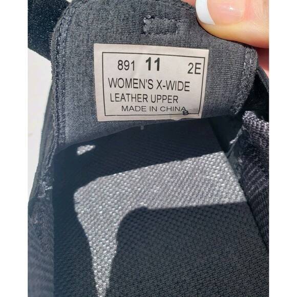 Orthofeet Serene T Strap 891  Black Orthopedic Adjustable Comfort Shoes 11EE - Picture 9 of 14